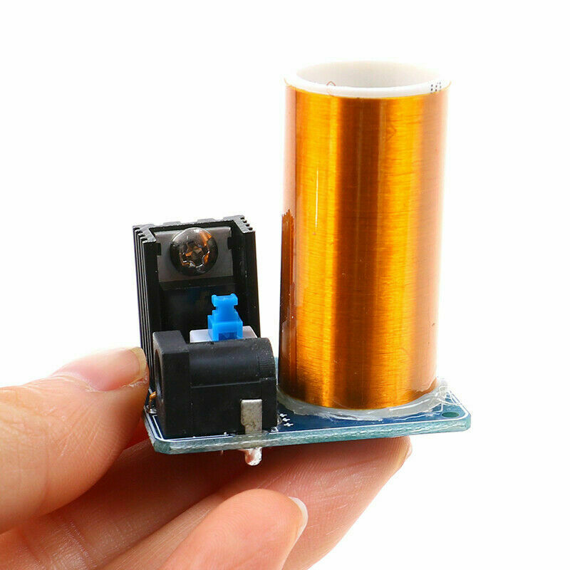 DIY Mini Tesla Coil Kit 9-12V BD243C Electronic Wireless Transmission Generator