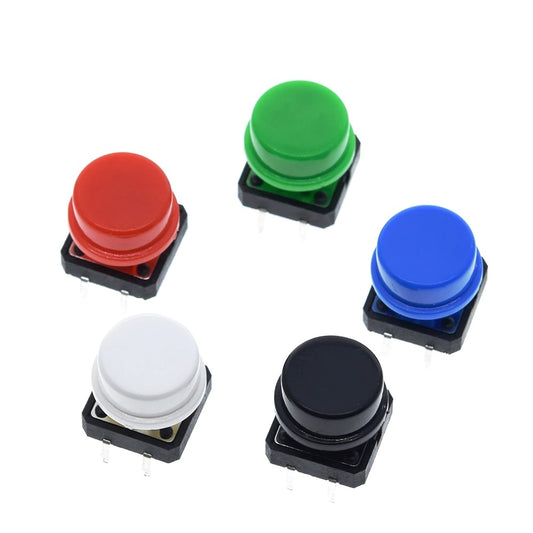 12x12x7.3mm Momentary Tactile Push Button (5 pack)