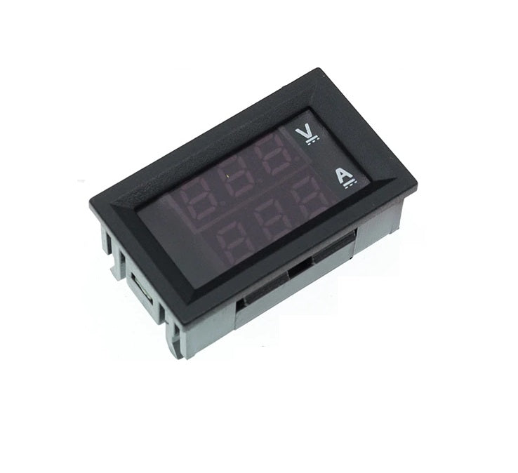 DC 0-100V 10A Digital Voltmeter-Ammeter Dual Display 0.28" LED